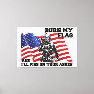 Amerikanischer Patriot Leinwanddruck