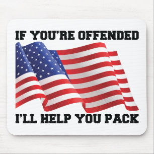 Amerikanischer Patriot  Mousepad