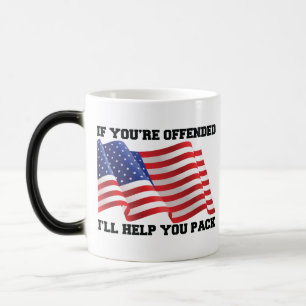 Amerikanischer Patriot  Verwandlungstasse