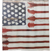 amerikanischer patriotischer duschvorhang (Vorderseite)