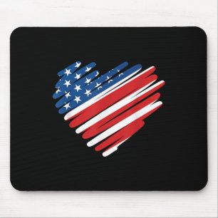 Amerikanischer Patriotischer Gedenktag an der Flag Mousepad