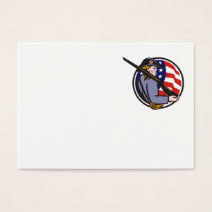 Amerikanischer PatriotMinuteman mit Gewehr und