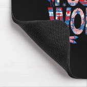 Amerikanischer Postmitarbeiter USA-Flagge Briefträ Mousepad (Ecke)