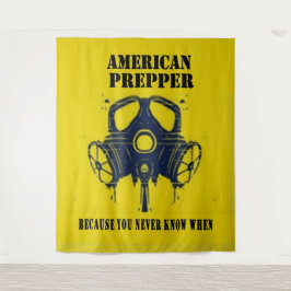 AMERIKANISCHER PRÄPPER WANDTEPPICH