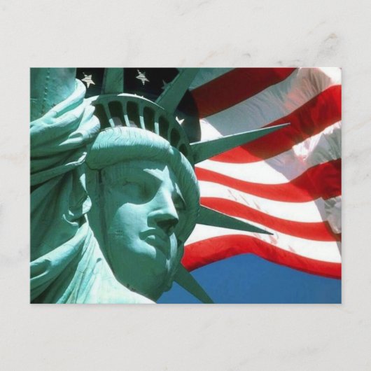 AMERIKANISCHER PRIDE POSTKARTE (Vorderseite)