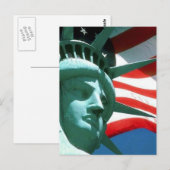 AMERIKANISCHER PRIDE POSTKARTE (Vorne/Hinten)