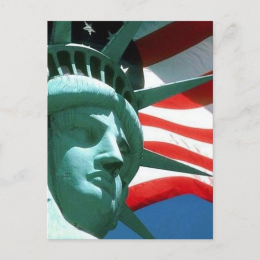 AMERIKANISCHER PRIDE POSTKARTE (Vorderseite)