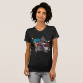 Amerikanischer Radfahrer Eagle T-Shirt (Vorne ganz)