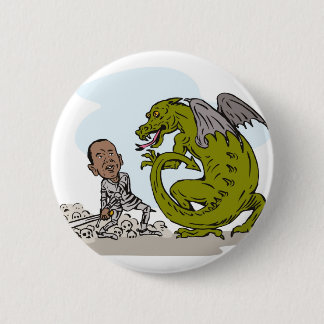 Amerikanischer Ritter-Drache Präsidenten-Barack Button