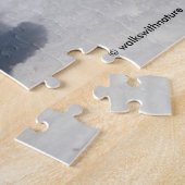 Amerikanischer Robin im Schnee Puzzle (Seite)