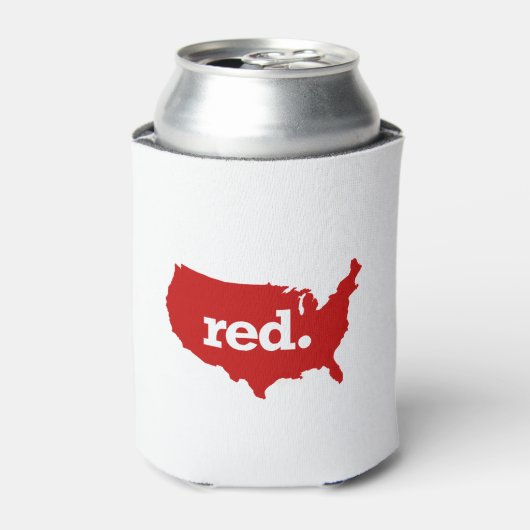 AMERIKANISCHER ROTER STAAT DOSENKÜHLER (Kanne Vorderseite)