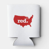 AMERIKANISCHER ROTER STAAT DOSENKÜHLER (Rückseite)