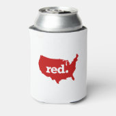 AMERIKANISCHER ROTER STAAT DOSENKÜHLER (Kanne Rückseite)