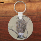 Amerikanischer Rough-Bussard Schlüsselanhänger (Vorderseite)