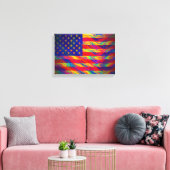 Amerikanischer Ruhm Leinwanddruck (Insitu (Wohnzimmer))