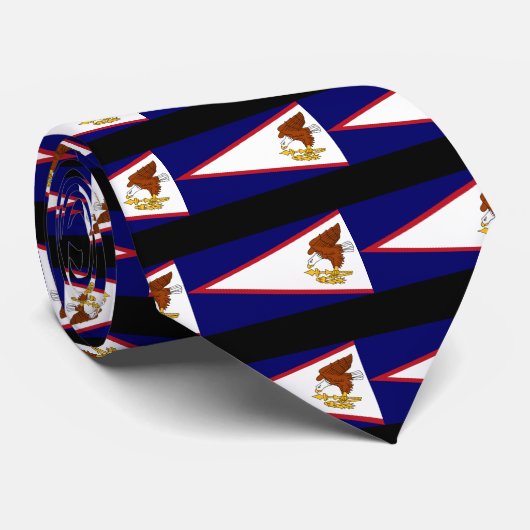 Amerikanischer Samoa Krawatte (Gerollt)