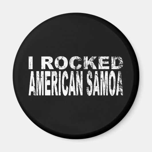 Amerikanischer Samoa Magnet (Vorne)