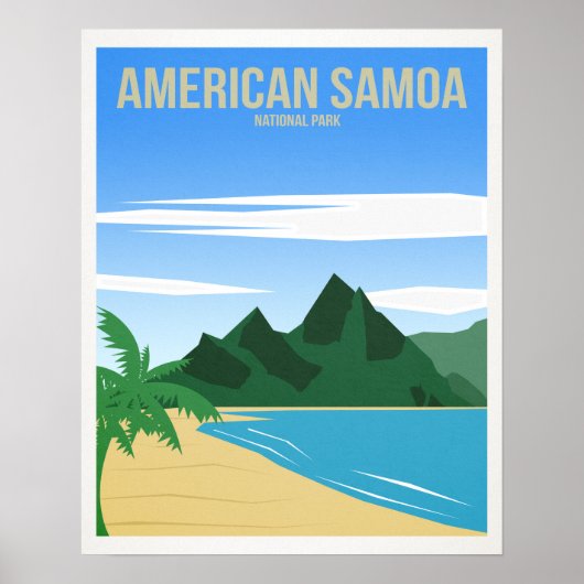 Amerikanischer Samoa-Nationalpark Poster (Vorne)