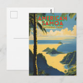 Amerikanischer Samoa-Nationalpark Postkarte (Vorne/Hinten)