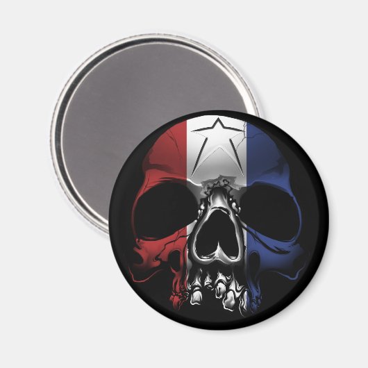 Amerikanischer Schädel Magnet (Vorderseite/Rückseite)