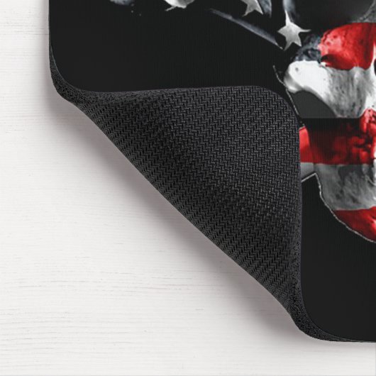 Amerikanischer Schädel Mousepad (Ecke)