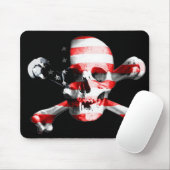 Amerikanischer Schädel Mousepad (Mit Mouse)
