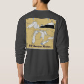 Amerikanischer Seemann M/V, die Great Lakes Sweatshirt (Rückseite)