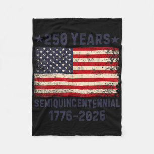 Amerikanischer Semiquincentennial 4. Juli 2026 250 Fleecedecke