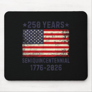 Amerikanischer Semiquincentennial 4. Juli 2026 250 Mousepad