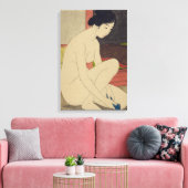 Amerikanischer Soldat auf dem Pferderücken um 1848 Leinwanddruck (Insitu (Wohnzimmer))