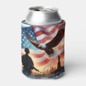 Amerikanischer Soldat Dosenkühler (Kanne Vorderseite)