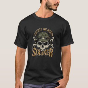 Amerikanischer Soldat  Patriotisch Militär 1 T-Shirt