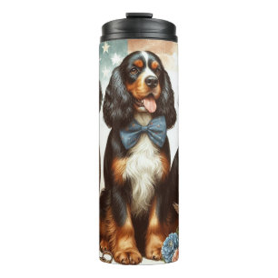 Amerikanischer Spaniels-Hund Thermosbecher