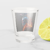 Amerikanischer Spartaner Schnapsglas (Rückseite)
