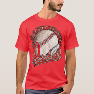 Amerikanischer Sport Nur Ein Junge Der Baseball-Ge T-Shirt