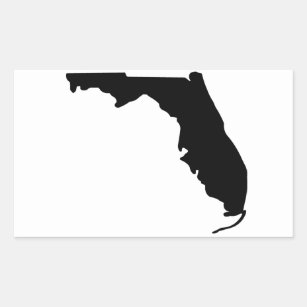 Amerikanischer Staat von Florida Rechteckiger Aufkleber