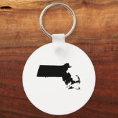 amerikanischer Staat von Massachusetts Schlüsselanhänger (Vorderseite)