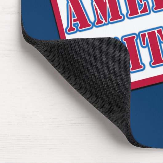 Amerikanischer Staatsbürger Mousepad (Ecke)