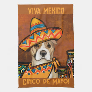 AMERIKANISCHER STAFFORDSHIRE GESCHIRRTUCH