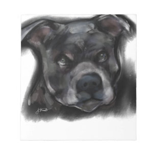 Amerikanischer Staffordshire Terrier Notizblock