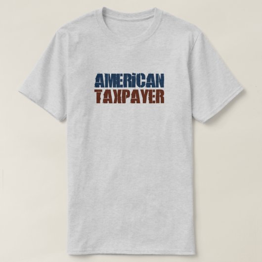Amerikanischer Steuerzahler T-Shirt (Design vorne)