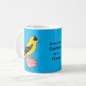 Amerikanischer Stieglitz Kaffeetasse (Vorderseite Links)