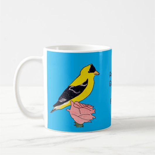 Amerikanischer Stieglitz Kaffeetasse (Links)