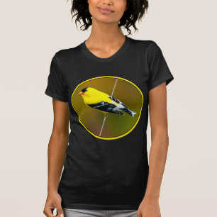 Amerikanischer Stieglitz - Original-Fotografie T-Shirt