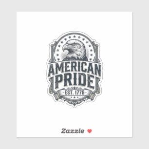 Amerikanischer Stolz Adler Vintage Patriotisches S Aufkleber