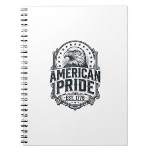 Amerikanischer Stolz Adler Vintage Patriotisches S Notizblock