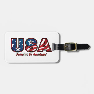 amerikanischer Stolz Gepäckanhänger