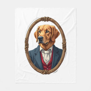 Amerikanischer Stolz Golden Retriever Vintage-Shir Fleecedecke