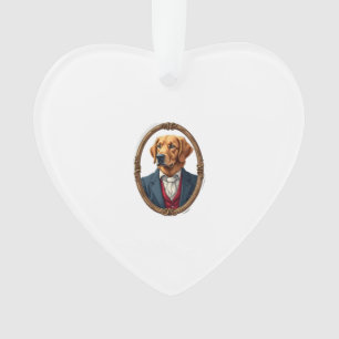 Amerikanischer Stolz Golden Retriever Vintage-Shir Ornament