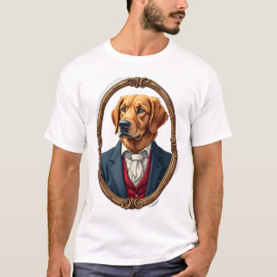 Amerikanischer Stolz Golden Retriever Vintage-Shir T-Shirt